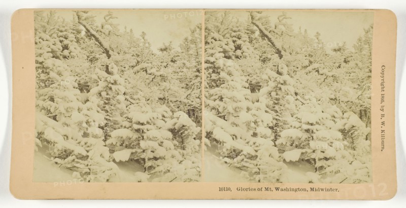 Glories of Mt. Washington, Midwinter, 1895. Creator: BW Kilburn.