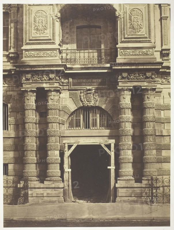 Bibliothèque Imperial du Louvre, Paris, 1854. Creators: Bisson Frères, Louis-Auguste Bisson, Auguste-Rosalie Bisson.