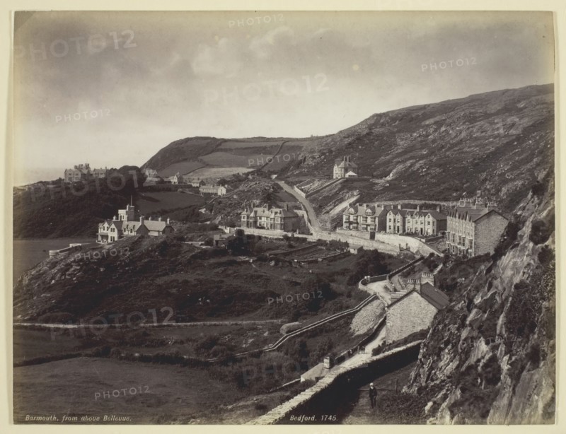 Barmouth, from above Bellevue, 1860/94. Creator: Francis Bedford.