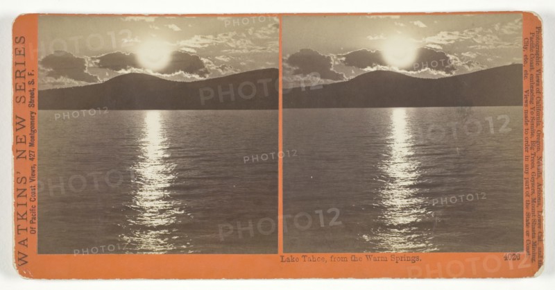 Lake Tahoe, from the Warm Springs, 1878/82. Creator: Carleton Emmons Watkins.