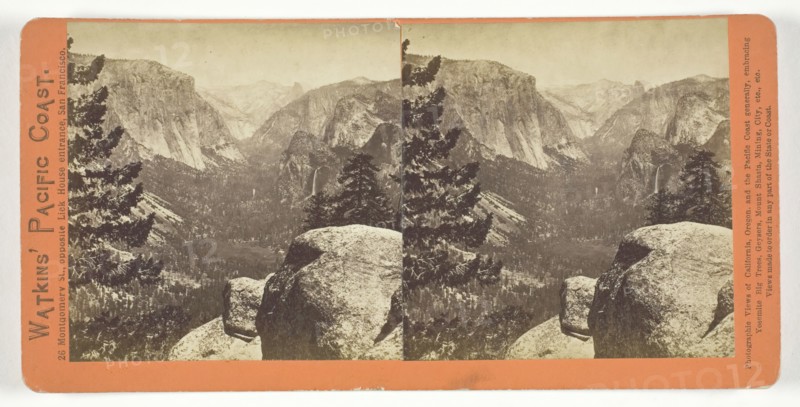 The Yosemite Valley, form the Mariposa Trail, 1861/76. Creator: Carleton Emmons Watkins.