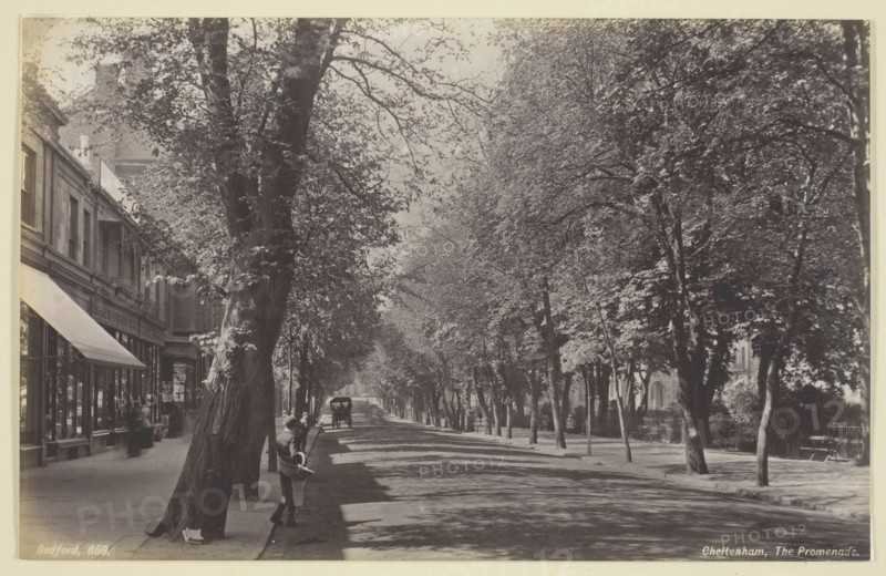 Cheltenham, the Promenade, 1860/94. Creator: Francis Bedford.
