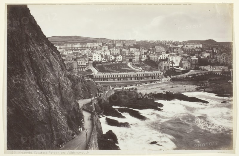 Ilfracombe, Capstone Parade and Wildersmouth, 1860/94. Creator: Francis Bedford.