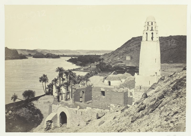 Ruined Mosque Near Philæ, 1857. Creator: Francis Frith.