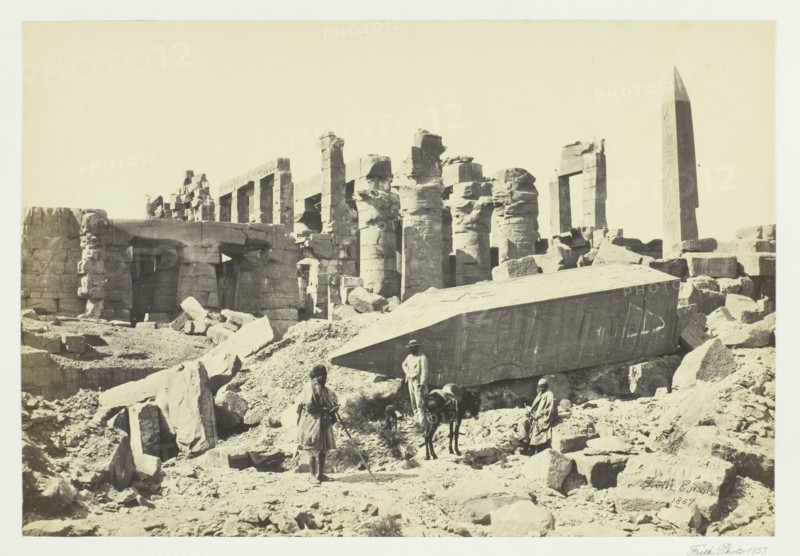 The Broken Obelisk, Karnac, 1857. Creator: Francis Frith.