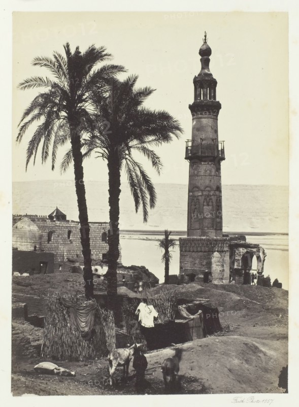 View at Girgeh, Upper Egypt, 1857. Creator: Francis Frith.