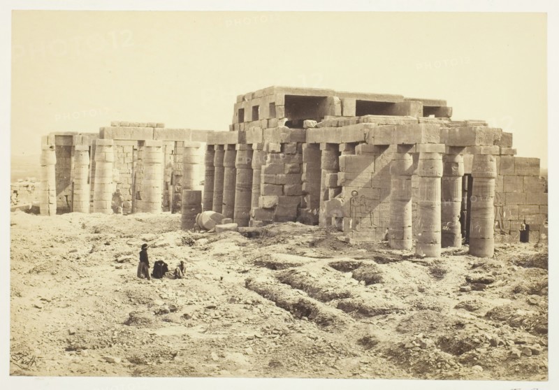 The Rameseum, 1858/62. Creator: Francis Frith.