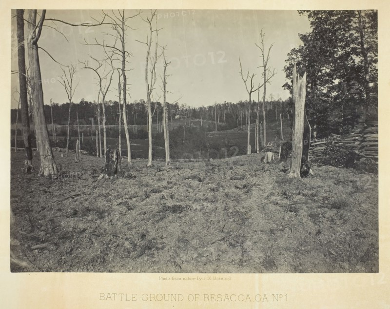 Battle Ground of Resacca, GA, No. 1, 1866. Creator: George N. Barnard.