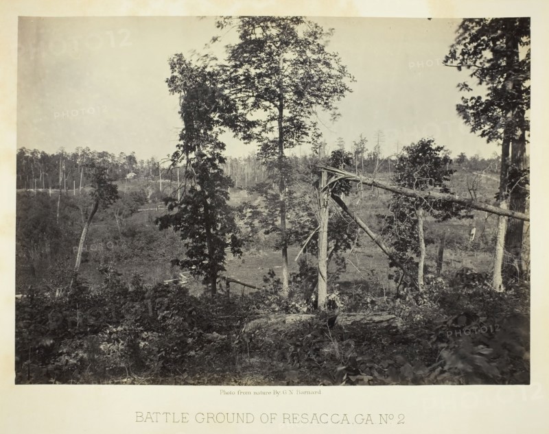 Battle Ground of Resacca, GA, No. 2, 1866. Creator: George N. Barnard.