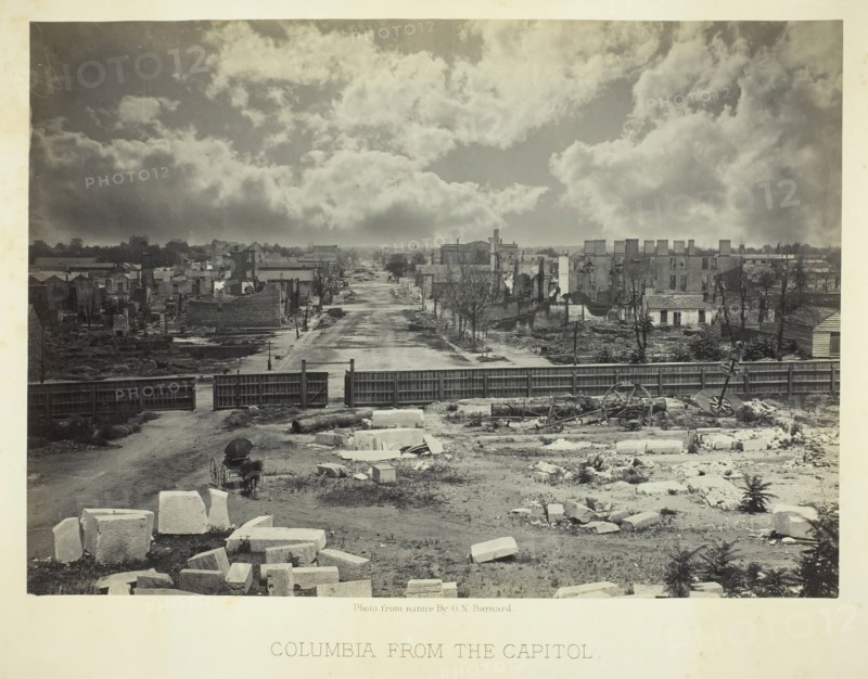 Columbia from the Capitol, 1866. Creator: George N. Barnard.