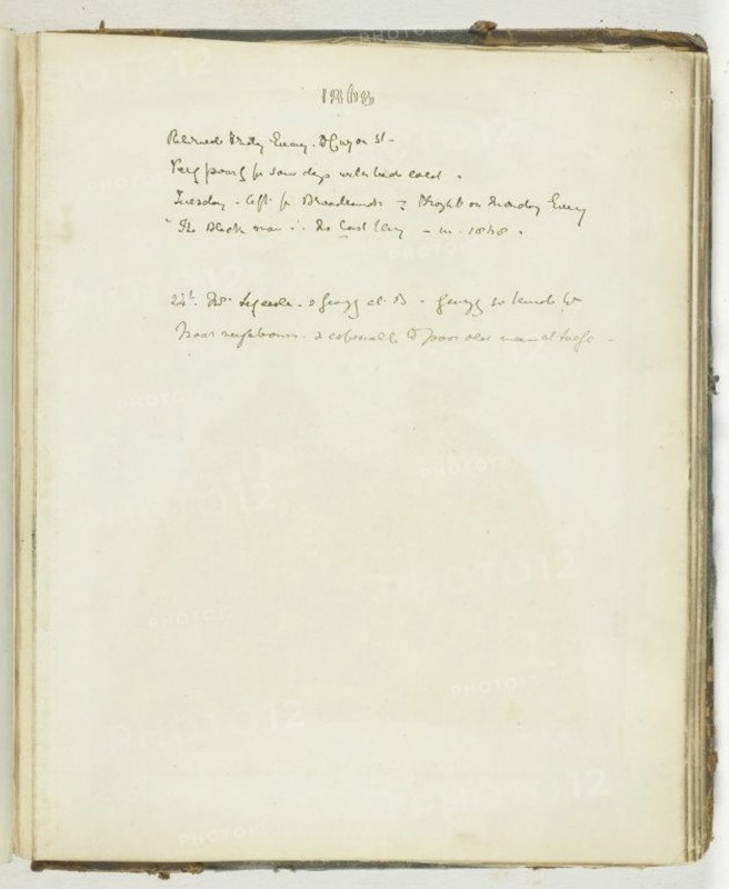 Untitled [page of text relating to Broadlands], 1868. Creator: Georgina Cowper.