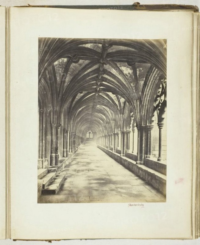 Untitled [cloisters], 1868. Creator: Georgina Cowper.