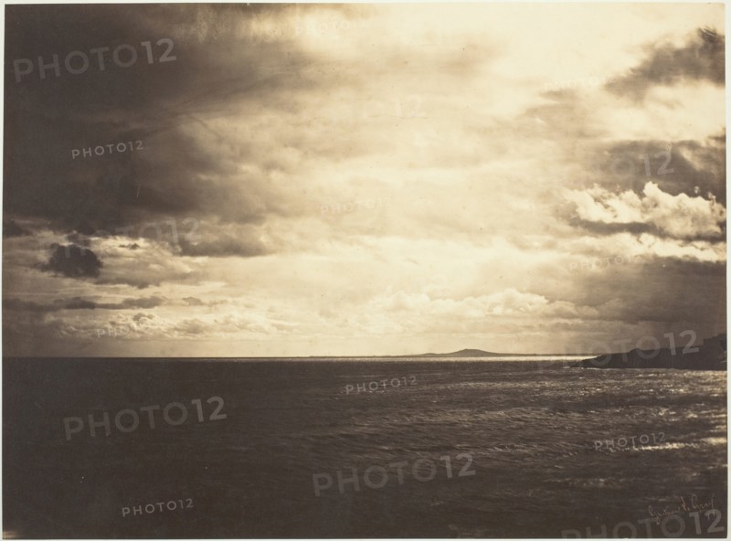 Cloudy Sky, Mediterranean Sea, 1857. Creator: Gustave Le Gray.