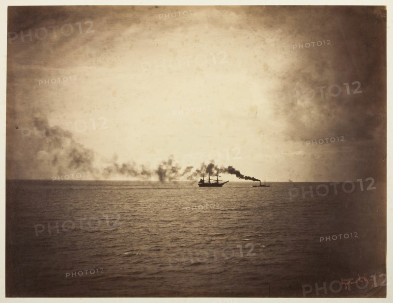 The Tugboat, 1856/57. Creator: Gustave Le Gray.
