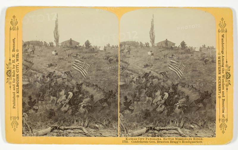 Confederate Gen. Braxton's Bragg's Headquarters, 1889. Creator: Henry Hamilton Bennett.