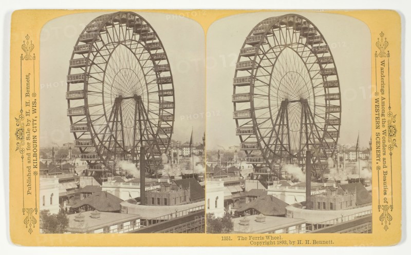 The Ferris Wheel, 1893. Creator: Henry Hamilton Bennett.