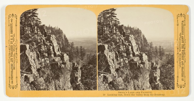 Looking East, Down the Valley from the Doorway, 1870/1908. Creator: Henry Hamilton Bennett.