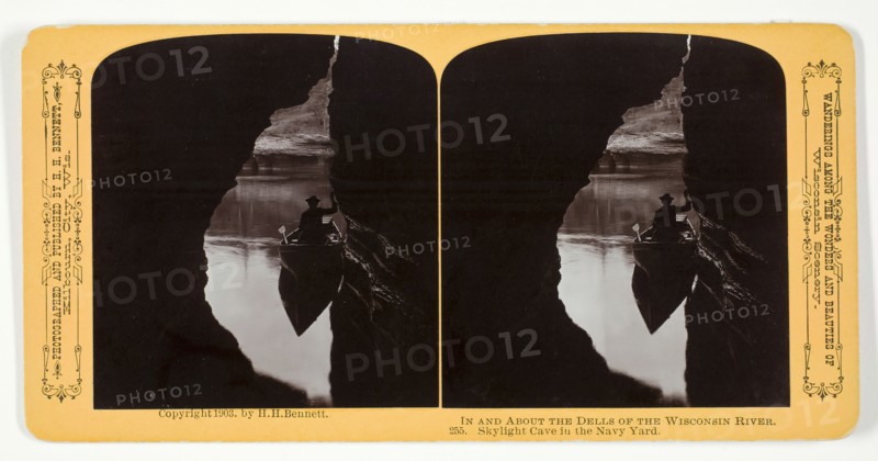 Skylight Cave in the Navy Yard, 1903. Creator: Henry Hamilton Bennett.