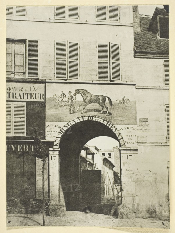 Enseigne d'un Marchand de Chevaux, 1842/50, printed 1965. Creator: Hippolyte Bayard.