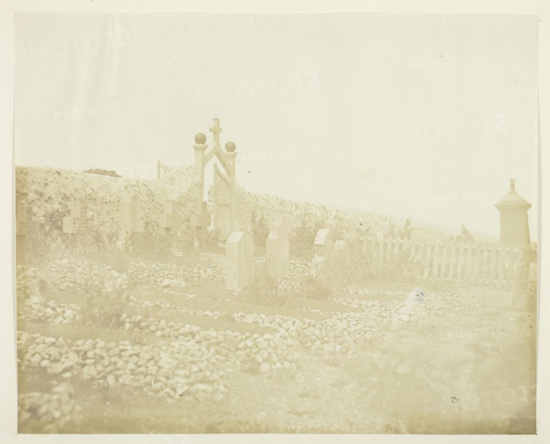 Cemetery on Cathcart's Hill, 1855. Creator: James Robertson.