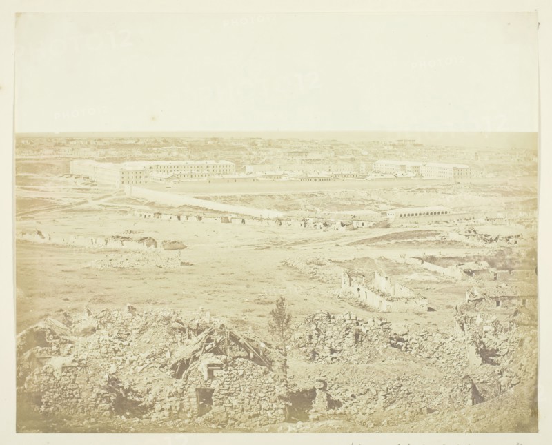 View of Sebastopol taken from the Malakoff, 1855. Creator: James Robertson.