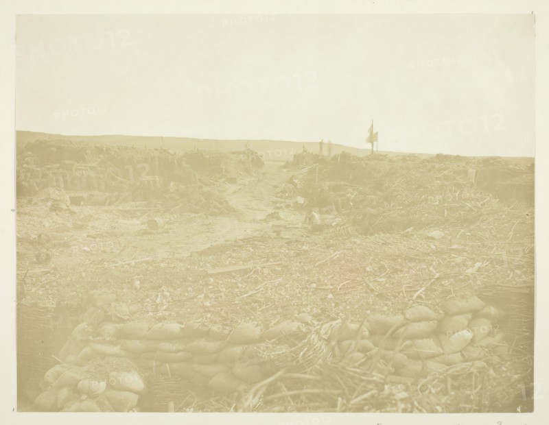 Road Opened Through Trenches, 1855. Creator: James Robertson.
