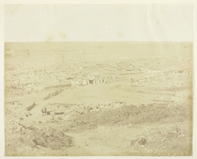 The Black Sea, Entrance of the Great Harbour, 1855. Creator: James Robertson.