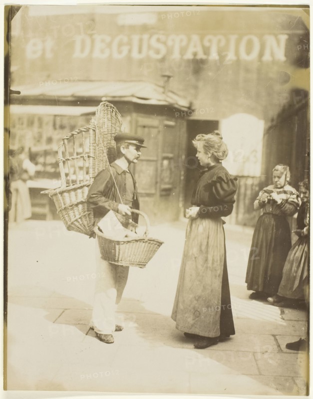 Marchand du Panier, 1899/1900. Creator: Eugene Atget.