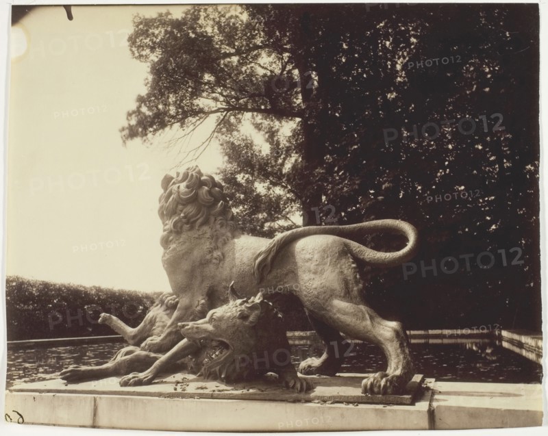 Versailles, Fontaine de Diane (Detail), 1901. Creator: Eugene Atget.
