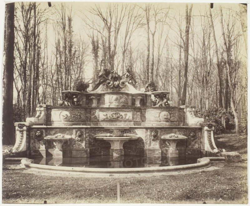 Versailles, Grand Triannon (Buffet par Mansard), 1902. Creator: Eugene Atget.