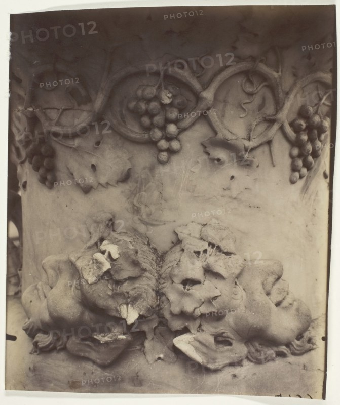 Versailles, Vase (Detail), 1906. Creator: Eugene Atget.