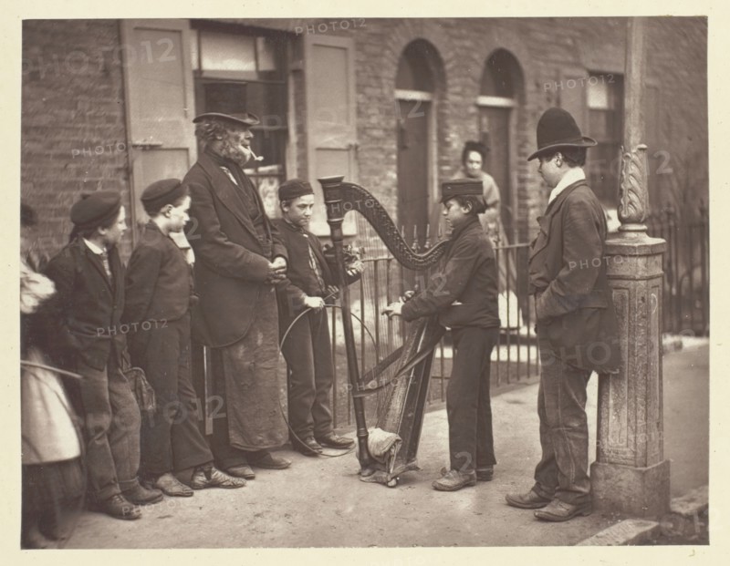 Halian Street Musicians, 1881. Creator: John Thomson.