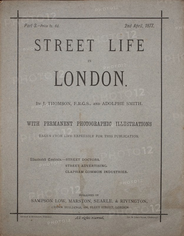 Street Life in London, c. 1875. Creator: John Thomson.