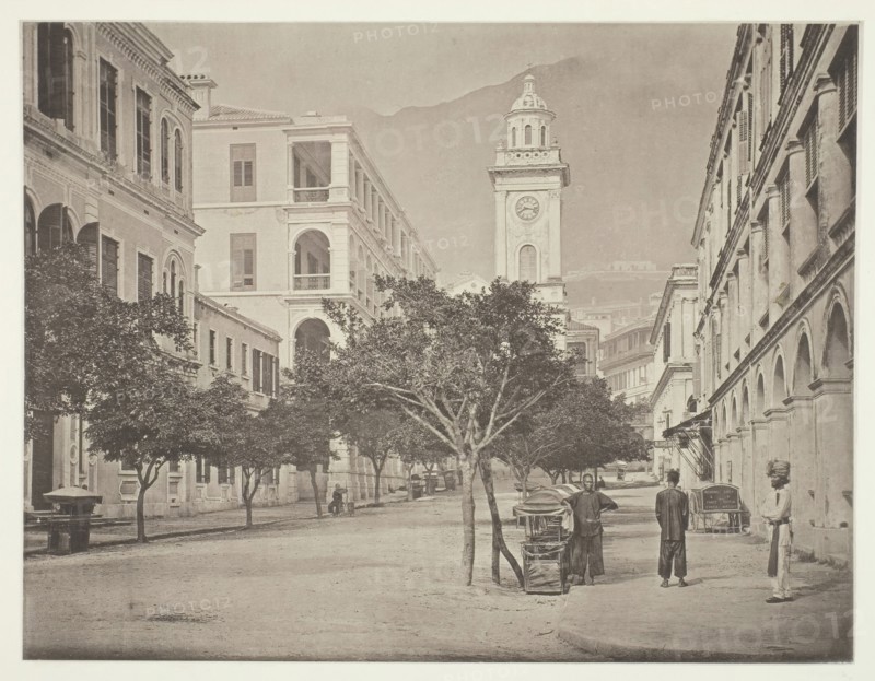 The Clock-Tower, Hong-Kong, c. 1868. Creator: John Thomson.
