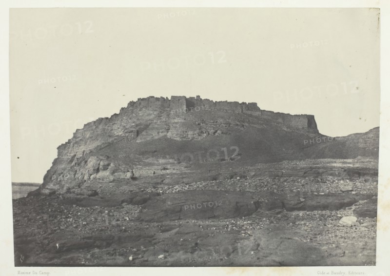 Forteress D'Ibrym (Ancienne Premmis), Vue Prise Au Sud; Nubie, 1849/51, printed 1852. Creator: Maxime du Camp.