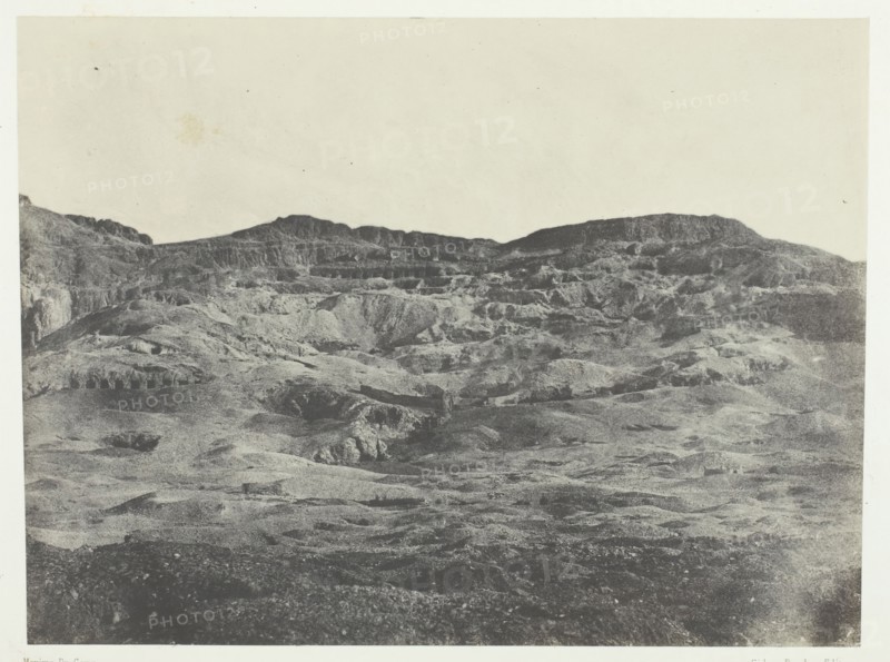Gournah, Nécropole de Thèbes; Thèbes, 1849/51, printed 1852. Creator: Maxime du Camp.