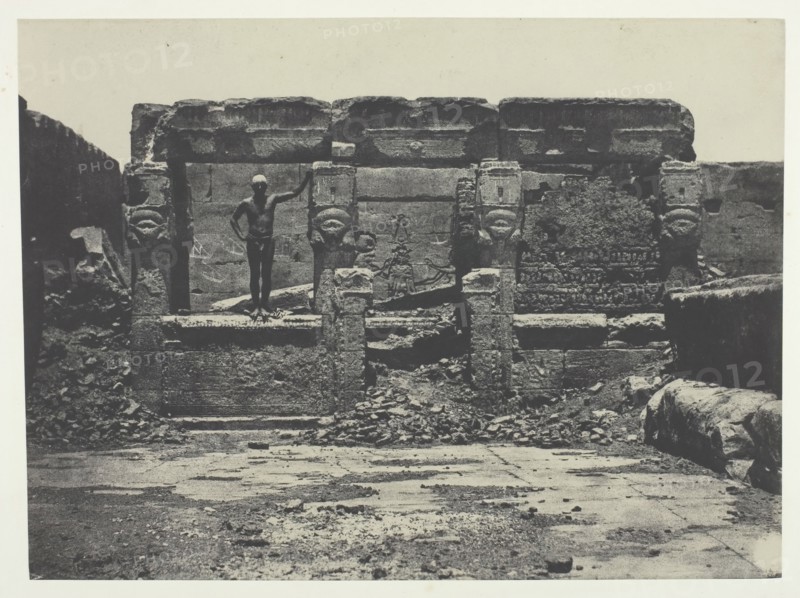 Grand Temple de Dendérah (Teutyres), Haute-Egypte, 1849/51, printed 1852. Creator: Maxime du Camp.