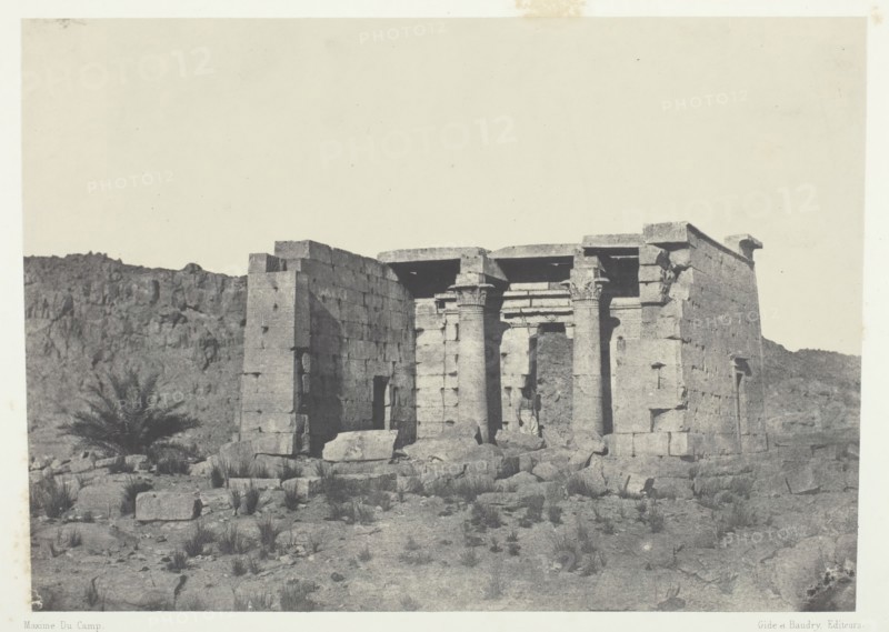 Temple de Tafeh (Ancienne Taphis), Nubie, 1849/51, printed 1852. Creator: Maxime du Camp.