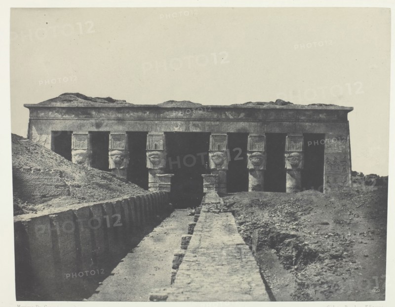 Vue Générale, Grand Temple de Dendérah (Teutyres), Haute-Egypte, 1849/51, printed 1852. Creator: Maxime du Camp.