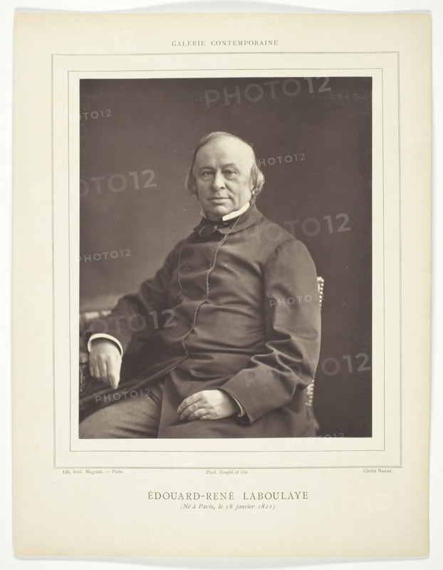 Edouard-René Laboulaye, 1853/79. Creator: Nadar.