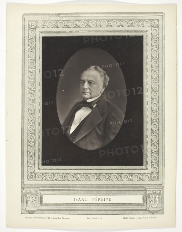 Isaac Péreire, c. 1853/76. Creator: Nadar.