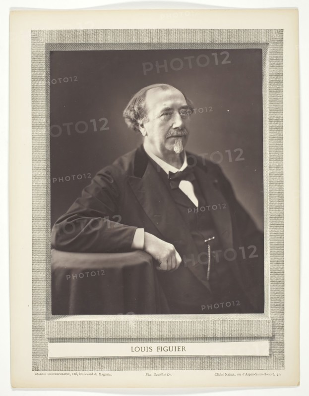 Louis Figuier, 1853/77. Creator: Nadar.