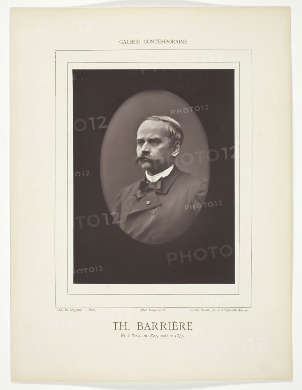 Theodore Barrière, c. 1853/73. Creator: Nadar.