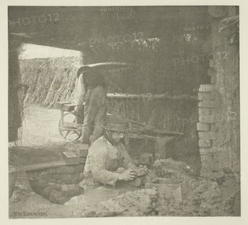 Brickmaking (Norfolk), c. 1883/87, printed 1888. Creator: Peter Henry Emerson.