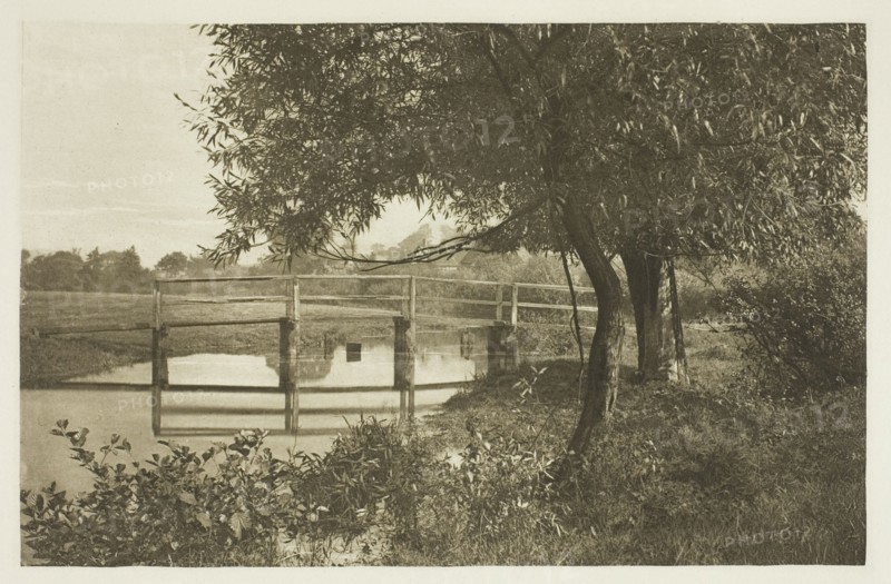 On the "Sow," Near Walton's House at Shallowford, 1880s. Creator: Peter Henry Emerson.