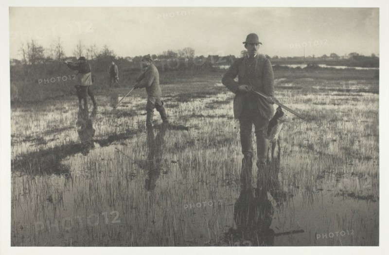 Snipe-Shooting, 1886. Creator: Peter Henry Emerson.