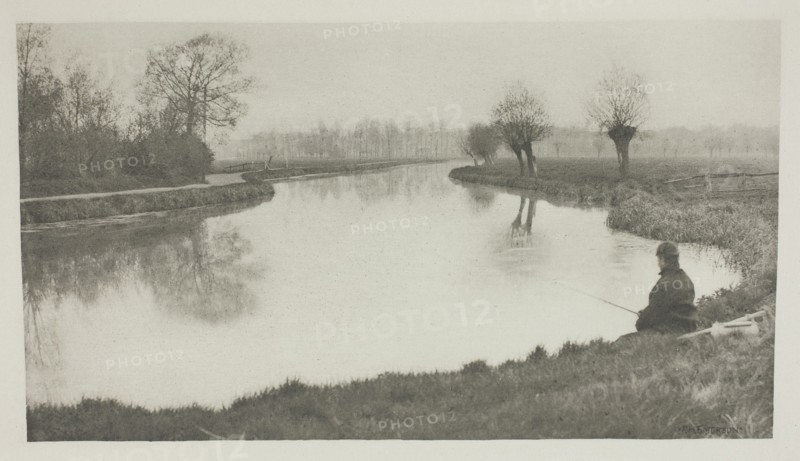 The Black Pool, Near Hoddesdon, 1880s. Creator: Peter Henry Emerson.
