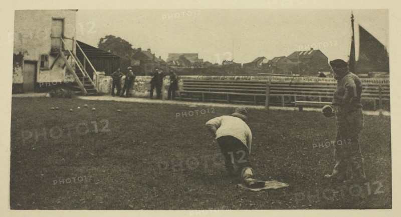 The Bowling Green, 1887. Creator: Peter Henry Emerson.