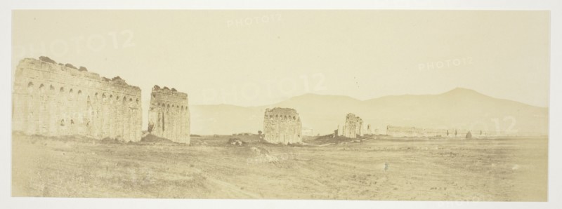Untitled (Ruins of an Aqueduct), c. 1857. Creator: Robert MacPherson.