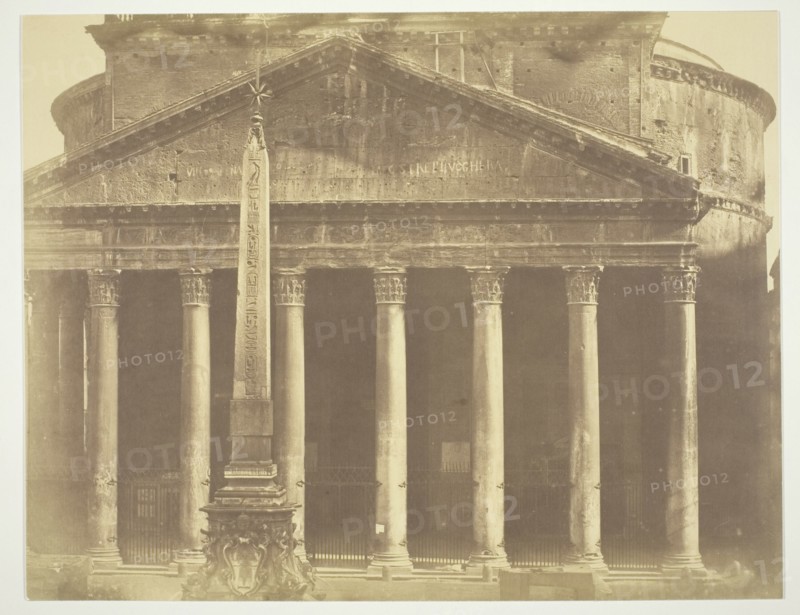 Pantheon, Rome, Italy. c. 1857. Creator: Robert MacPherson.